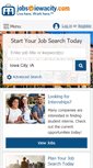 Mobile Screenshot of jobsiniowacity.com