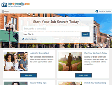 Tablet Screenshot of jobsiniowacity.com